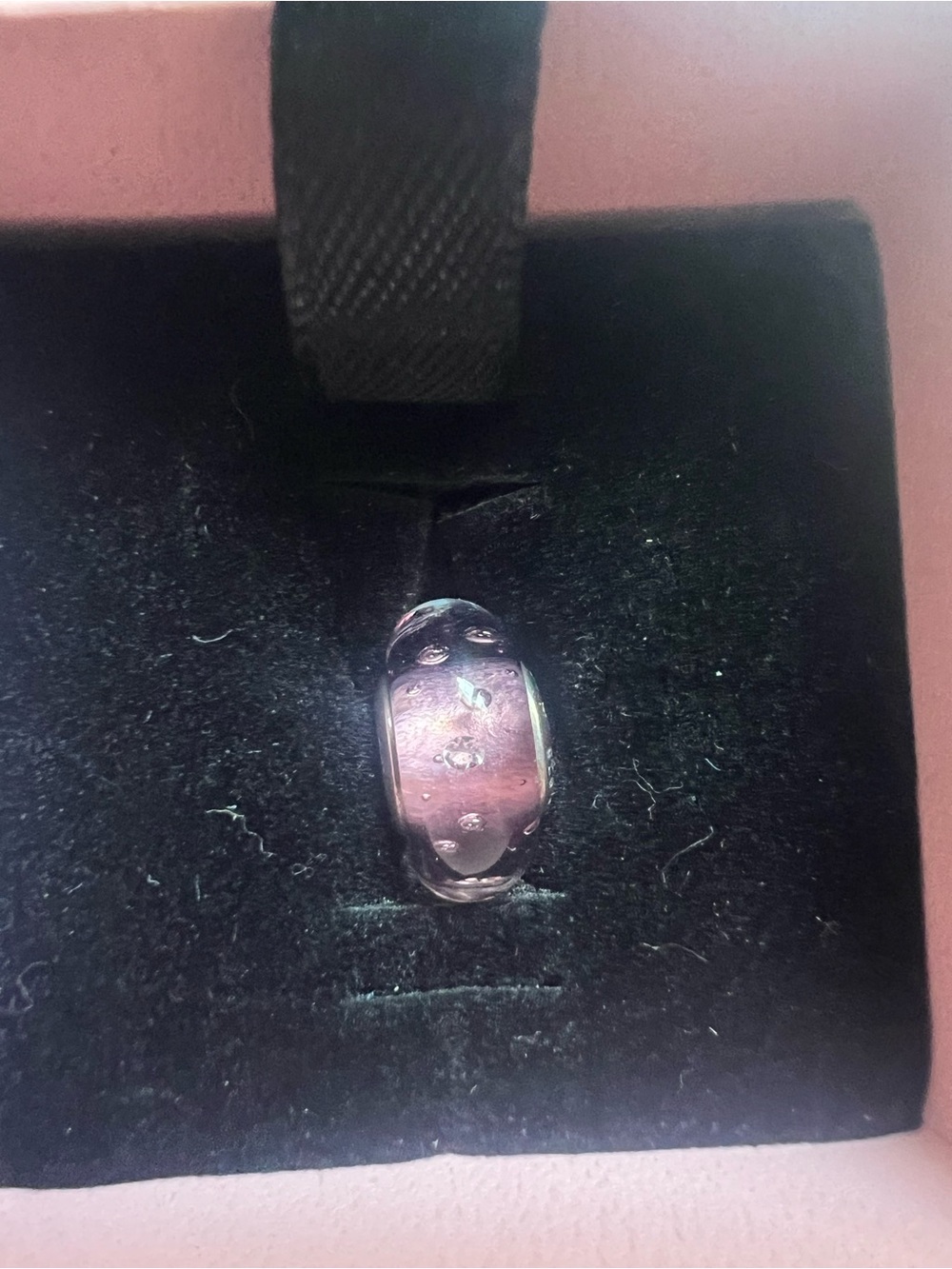 Pandora Purple Murano Glass Charm